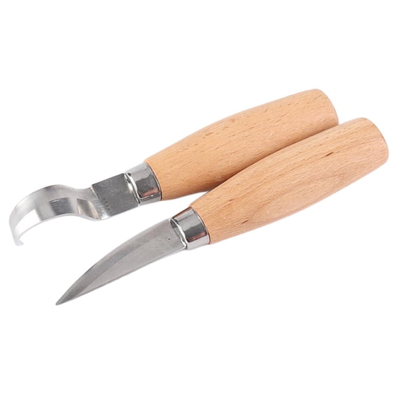 HOMYL Carving Set Knives Professional Resistant Deluxe Leather Premium Blocks Scimitar