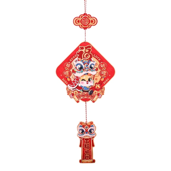 HOMYL Chinese New Year Hanging Decoration Dragon Year Pendant for Celebration Door