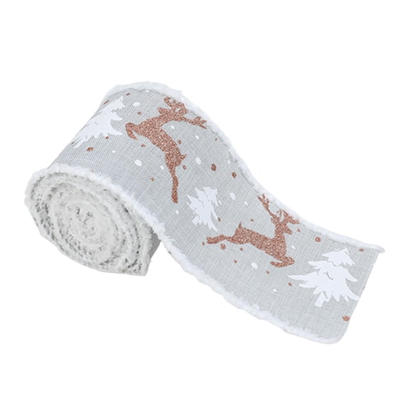 HOMYL Christmas Christmas Tree Cloth Craft Sewing Decorative Wrapping Gifts for Making Gray Elk