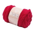 thumbnail image 1 of HOMYL Chunky Yarn Jumbo Tubular Yarn Tube Giant Yarn Handcrocheted Bulky Yarn Arm Knitting Yarn for Throw Pillow Hats Scarf Pet Bed Dark Red, 1 of 8