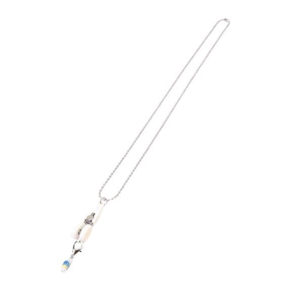 HOMYL Compact Scissors for Travel, Portable with Marking Buckle for Yarn And Stitching White