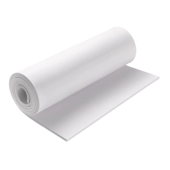 HOMYL Cosplay Foam Rolls, High-density Sound-absorbing Rolls, Packing Sheets, EVA Foam White