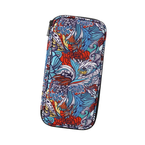 HOMYL Crochet Hook Case, Knitting Bag, Sewing Accessory Organizer, Waterproof, Easy to Multicolor