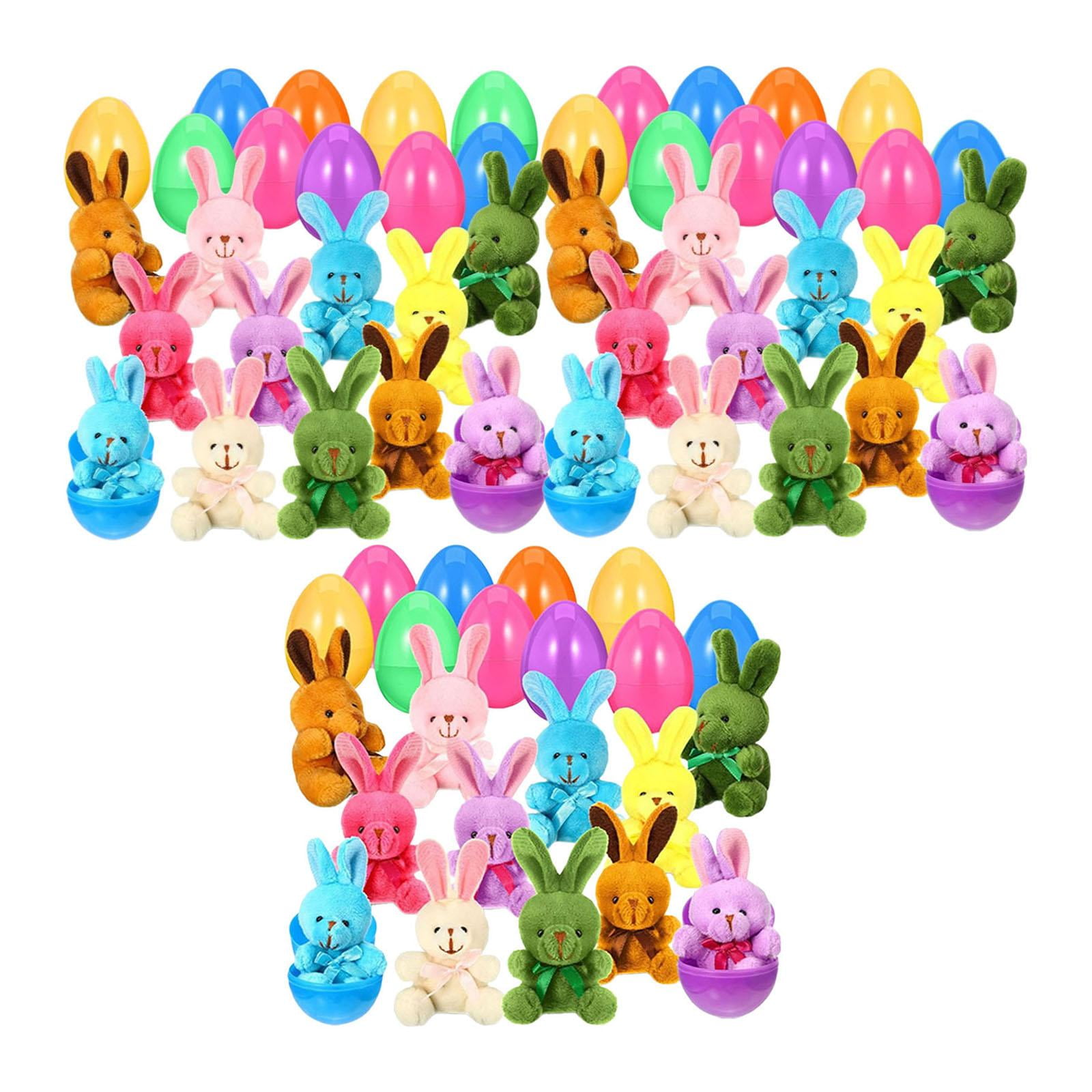 HOMYL Easter eggs with luxurious toys for children and adults, filled with full basket 36Pcs