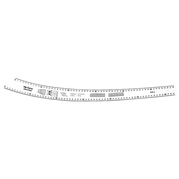 HOMYL French Curve Ruler, Tailors Ruler, Dress Curve Rulers, Pattern Making Clothing DIY Measure Dressmaking Fashion Design Metric Sewing Ruler , Hip Curve