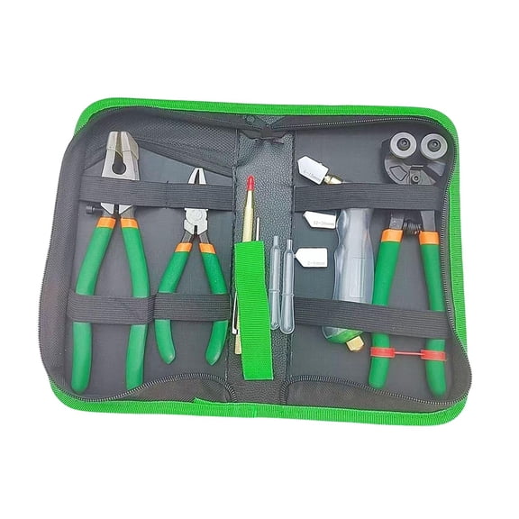 HOMYL Glass Cutting Plier Glass Cutter Tools Mosaic Nippers Mirror Breaking Pliers Rubber Handle Ergonomic Metal Spring Professional Design Suitable for Crafts Fused Glass DIY Projects set