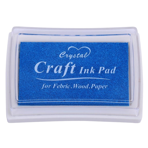 HOMYL Ink Pad DIY Letter Ink Card New Year's Card Stationery Water-Based Inkpad 15 Sky Blue