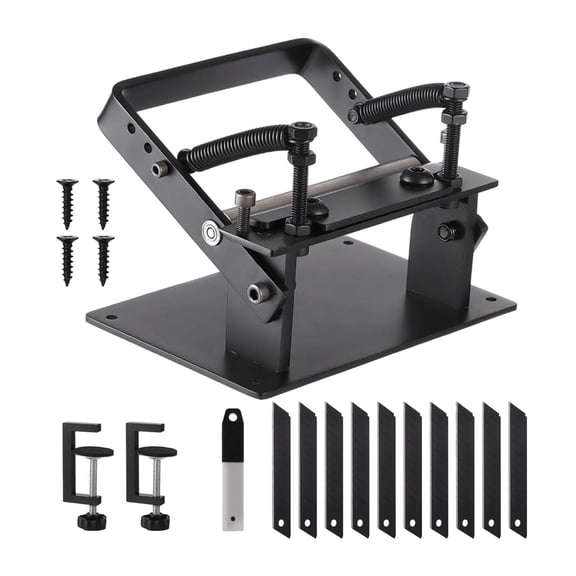 HOMYL Leather Craft Manual Peeling Skiving Machine Adjustable Stainless Steel Splitter Style C