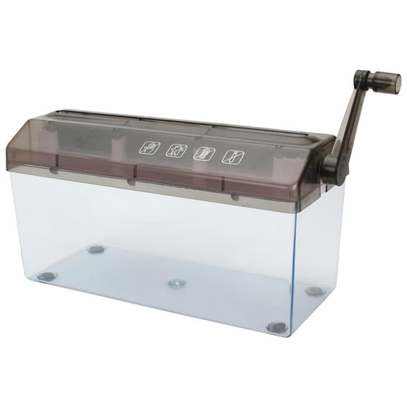 HOMYL Mini A4 Paper Shredder Cutting Machine Documents Cutting Tool Desktop Stationery