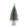 HOMYL Mini Christmas Tree with Light Bottle Brush Tree, Artificial