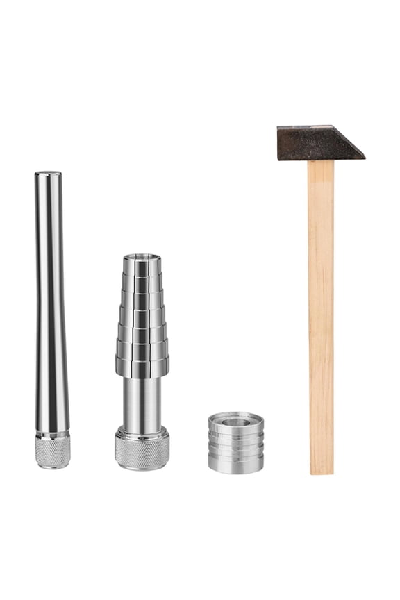 Ring Stretcher Kit Ring Enlargement Repair Adjuster Jewelry Ring Sizing Tool Silver