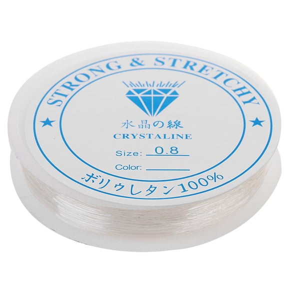 HOMYL Stretch Magic Elastic Beading Thread Cord Clear 10 meters Jewellery Making 0.8mm