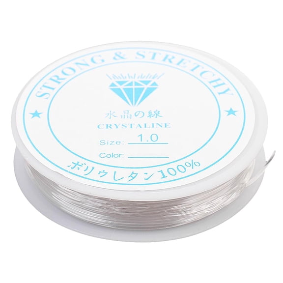 HOMYL Stretch Magic Elastic Beading Thread Cord Clear 10 meters Jewellery Making 1.0mm