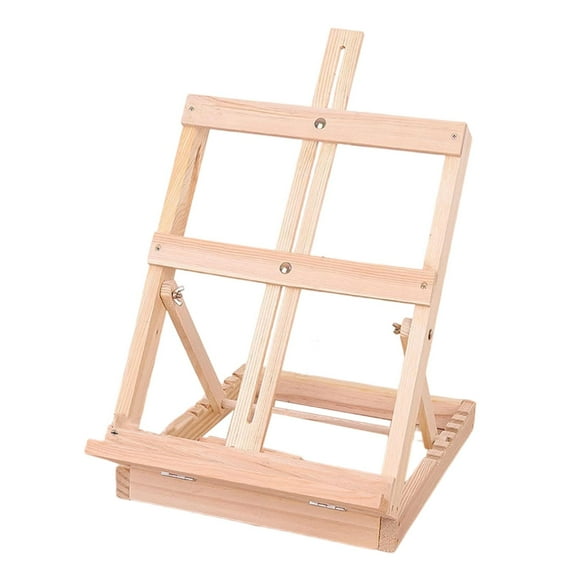 HOMYL Table Easel, Drawing Easel, Adjustable Framed Drawing Board, Sketching Board for Pine Wooden