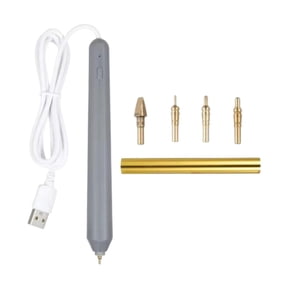 HOMYL USB Heat Foil Pen with 4 Size Interchangeable Tips for DIY Craft Card Making