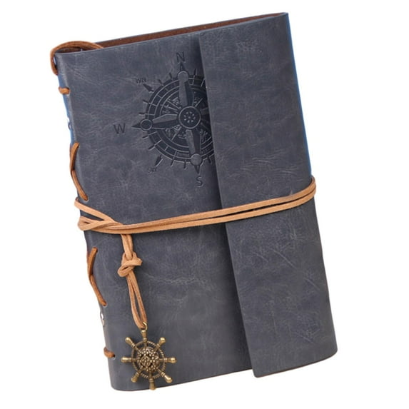 HOMYL Vintage Leather Journal Handmade ing Blank Leather Bound Journal Book gray
