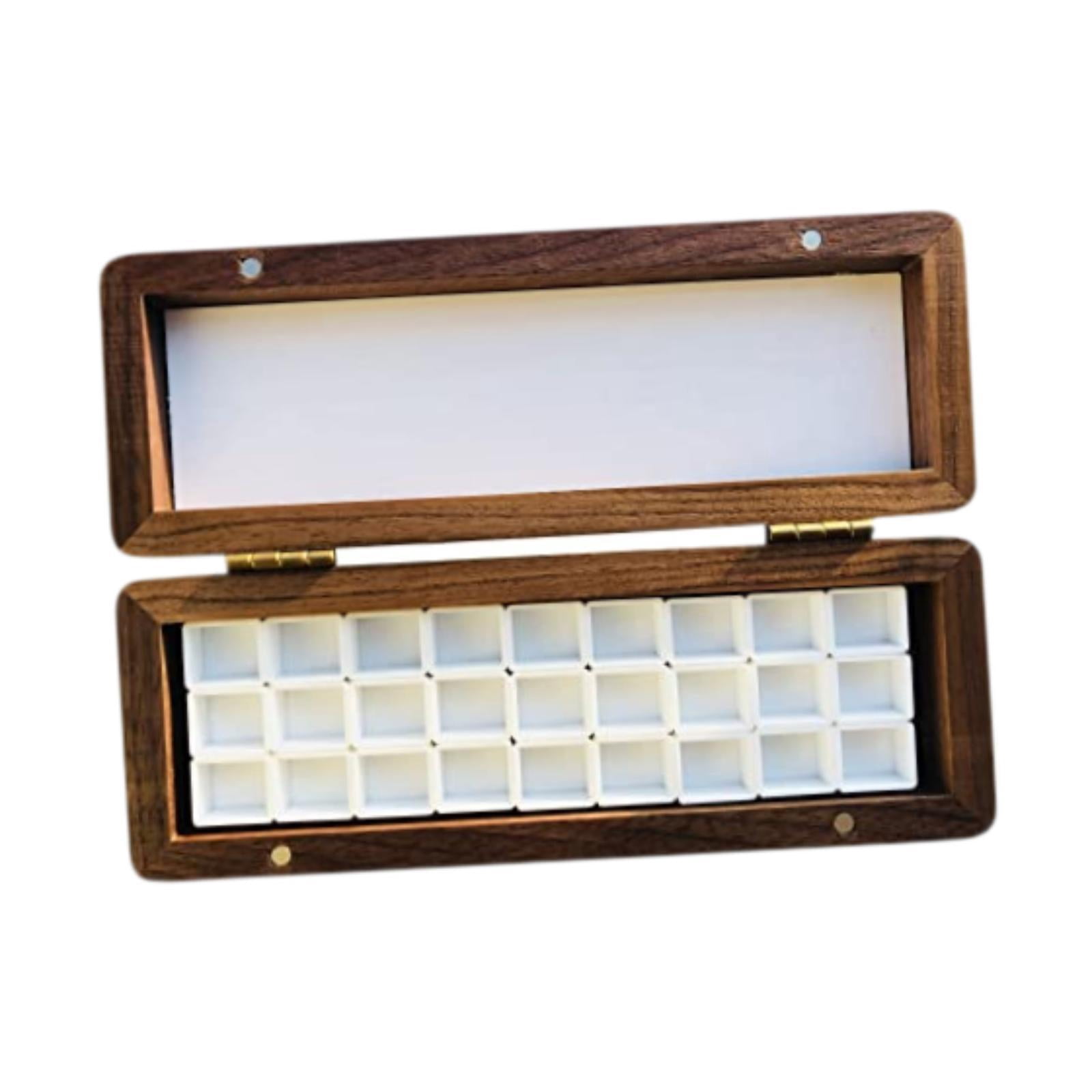 HOMYL Watercolor Paint Supplies Folding Paint Tray for Watercolor Painting 27 Grids