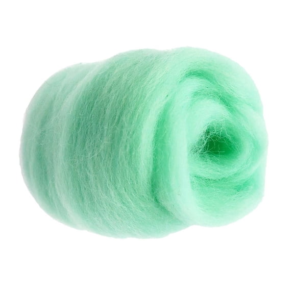 HOMYL Wool Roving for Felting And ,10g, Fineness,18.5-26um - Light Light Green