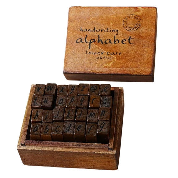 HOMYL rubber Stamps Cursive lowercase