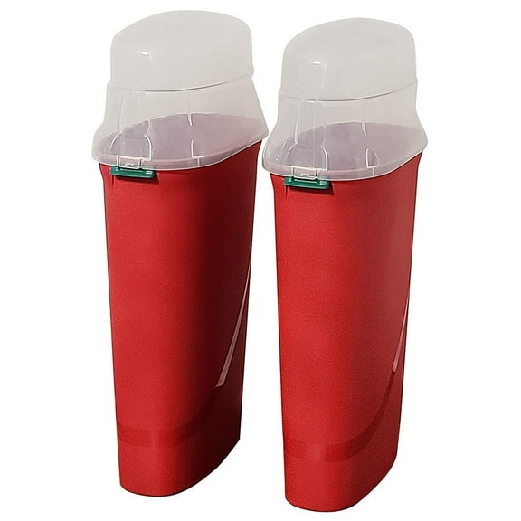 HOMZ 30" Vertical Gift Wrap Storage Container, Wrapping Paper Bin, 2 Pack