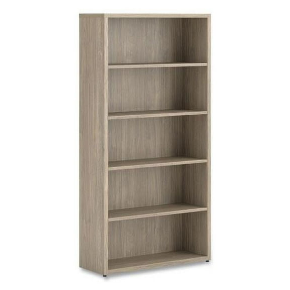 HON H105535.LKI1LKI1 10500 Series Five Shelves 36 in. x 13 in. x 71 in. Laminate Bookcase - Kingswood Walnut