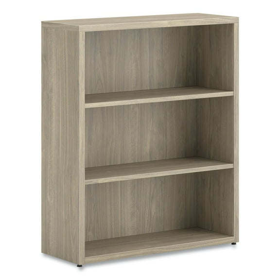HON 10500 Series Laminate Bookcase, Three Shelves, 36" x 13" x 43.75", Kingswood Walnut