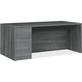 thumbnail image 1 of HON 10500 Series Left-Pedestal Desk 72" x 36" x 29.5" - 3 x File Drawer(s), Box Drawer(s)Left Side - Flat Edge - Material: Wood, Laminate - Finish: Sterling Ash Laminate, 1 of 4