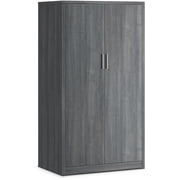 HON 10500 Series Sterling Ash Laminate Desking - 36" x 24"66.6" - 5 Shelves - Finish Thermofused Laminate TFL, Sterling Ash Laminate