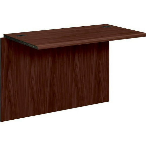 HON 10700 Series Bridge 42" x 24" x 29.5" - Waterfall Edge - Material: Wood - Finish: Laminate, Mahogany