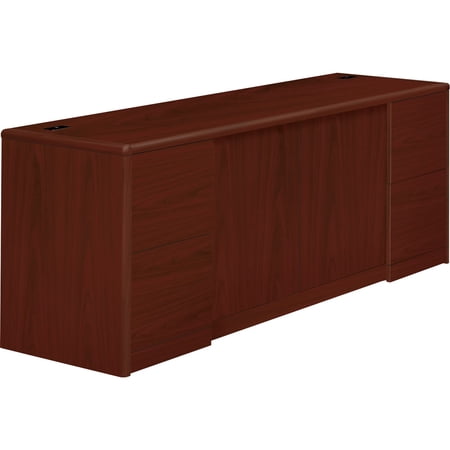 10700 Series Credenza w/Doors, 72w x 24d x 29.5h, Mahogany