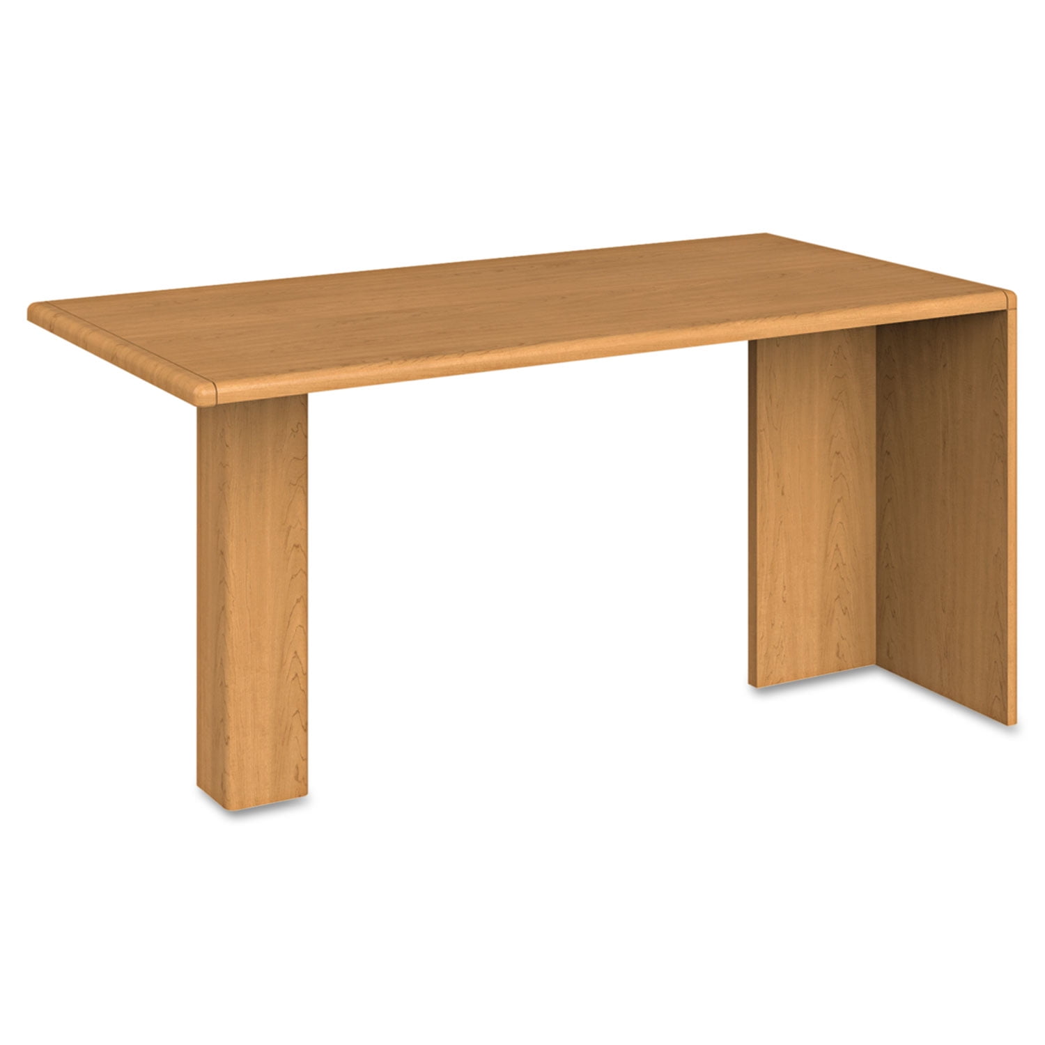 Harvest Wood Laminate Rectangular Peninsula Desk