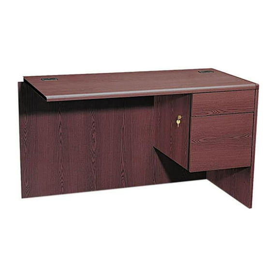 HON 10715RNN 10700 "L" Workstation Return, Right 3/4 Pedestal, Mahogany