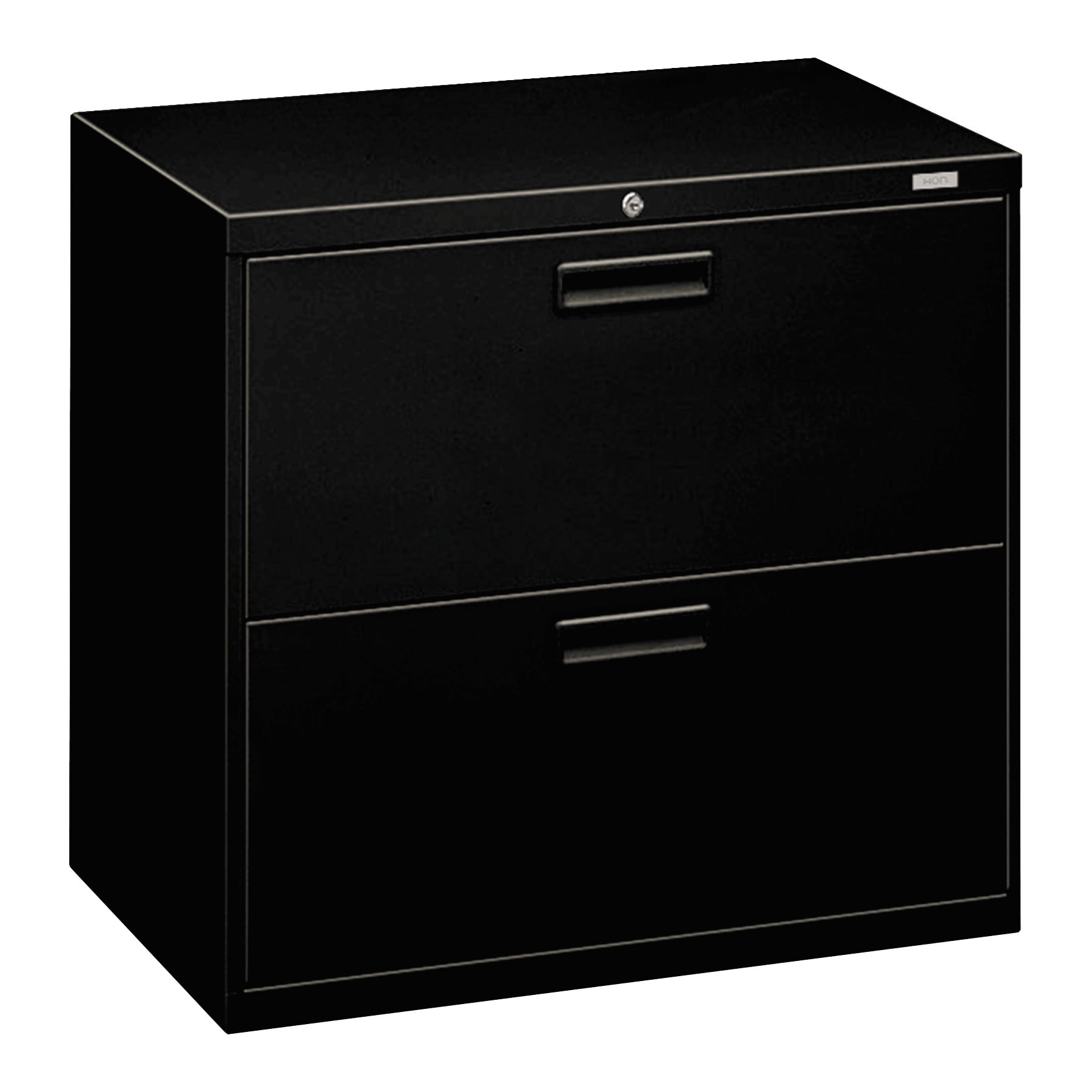 HON 2 Drawers Lateral Lockable Filing Black