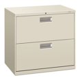 thumbnail image 1 of HON 2 Drawers Lateral Lockable Filing Cabinet, Gray, 1 of 3