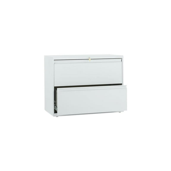 HON 2 Drawers Lateral Lockable Filing Cabinet, Gray