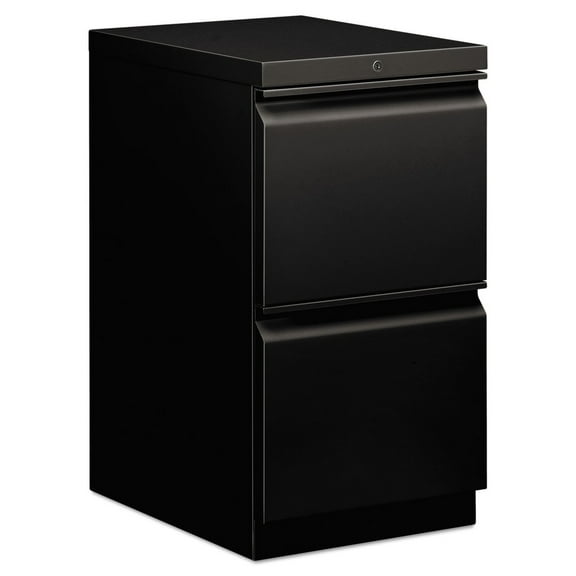 HON 2 Drawers Vertical Lockable Filing Cabinet, Black