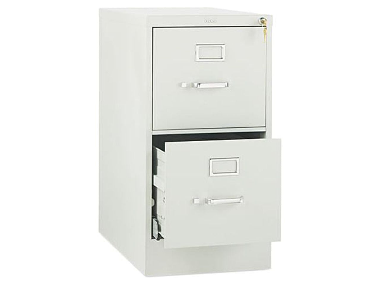 Vertical Lockable Filing Cabinet Gray