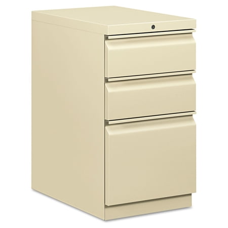 HON 3 Drawers Vertical Lockable Filing Cabinet, Putty