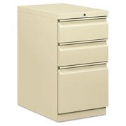 HON 3 Drawers Vertical Lockable Filing Cabinet, Putty
