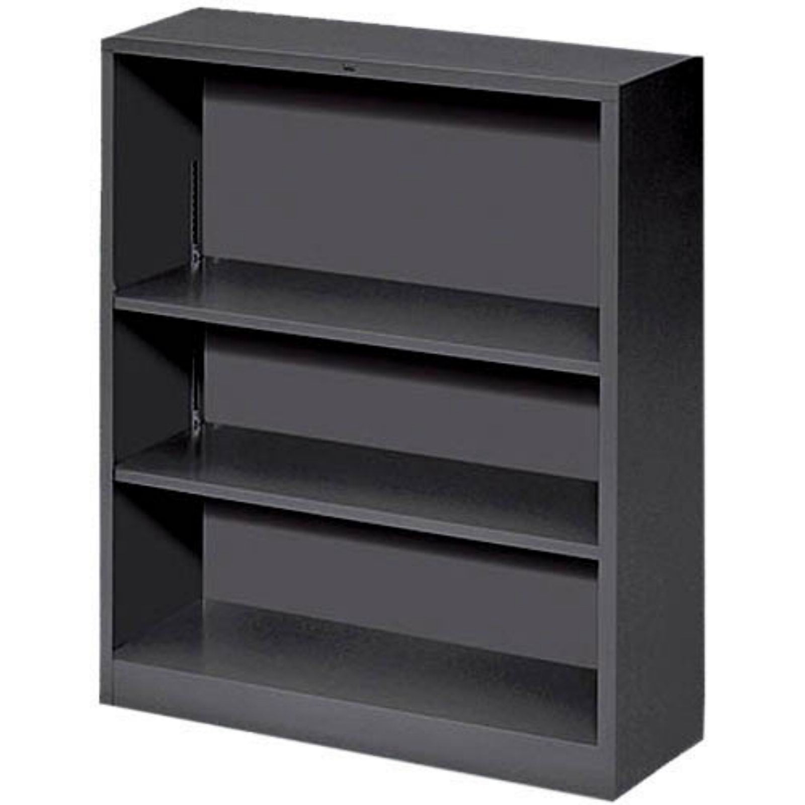 Hon Metal Bookcase Bookcase with Three Shelves, Black