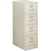 HON 310 Series 4-Drawer Vertical File 18.3" x 26.5" x 52" - 4 x DrawerS Legal, Security Lock
