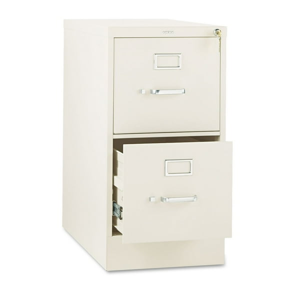 HON H312.P.L 310 Series 15 in. x 26.5 in. x 29 in. Vertical File with 2 Letter-Sized Drawers - Putty