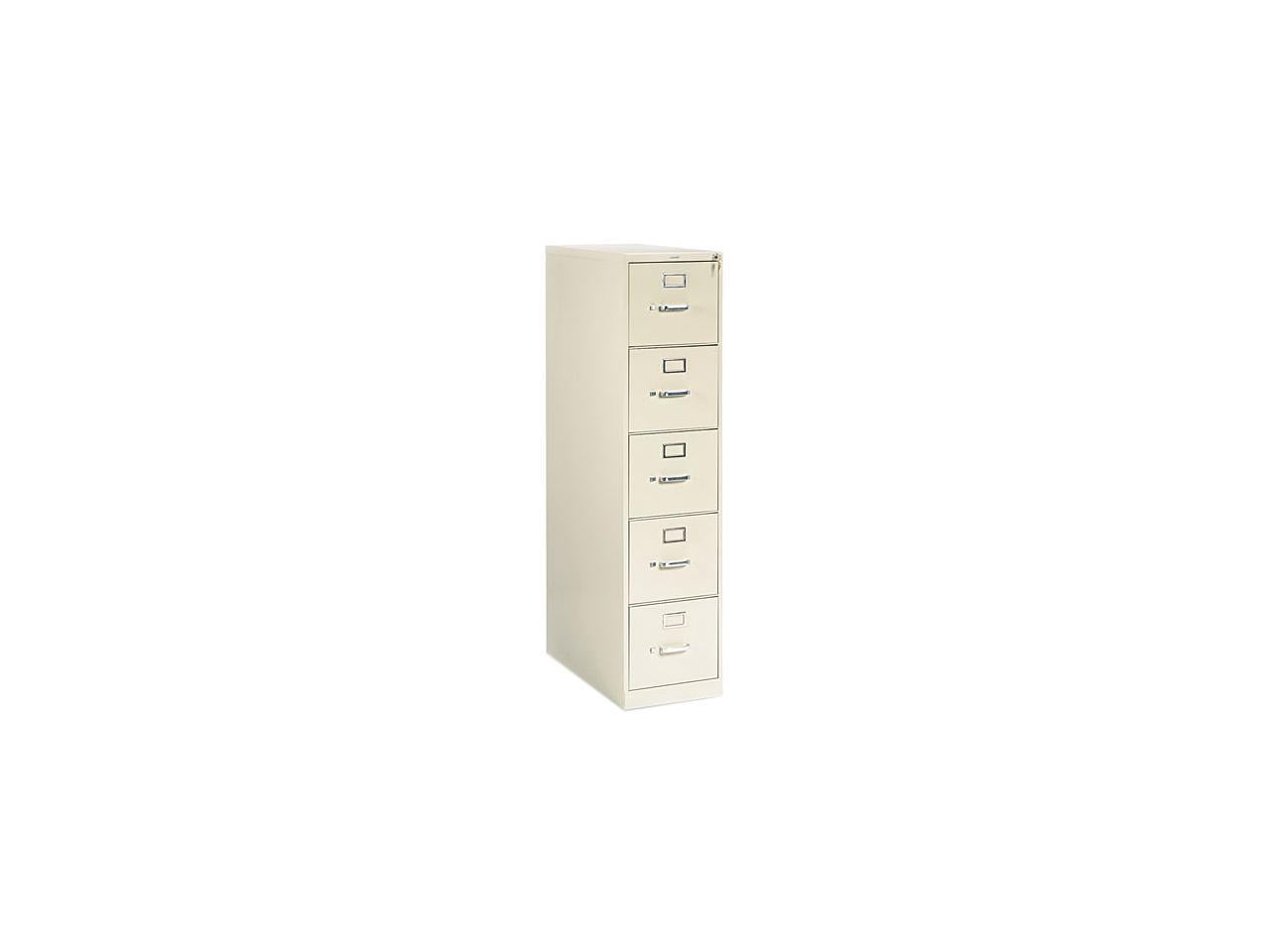Putty 5-Drawer Vertical Lockable Metal Filing Cabinet