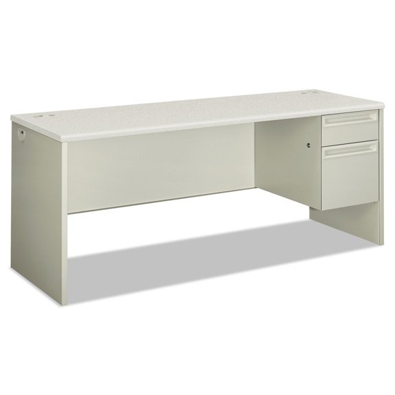 HON 38000 Series Single Pedestal Credenza 72w x 24d x 29 1/2h Right Silver/Gray 38856RB9Q