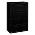 thumbnail image 1 of HON 4 Drawers Lateral Lockable Filing Cabinet, Black, 1 of 2