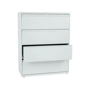 HON 4 Drawers Lateral Lockable Filing Cabinet, Gray