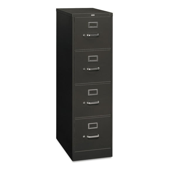 HON 4 Drawers Vertical Lockable Filing Cabinet, Charcoal