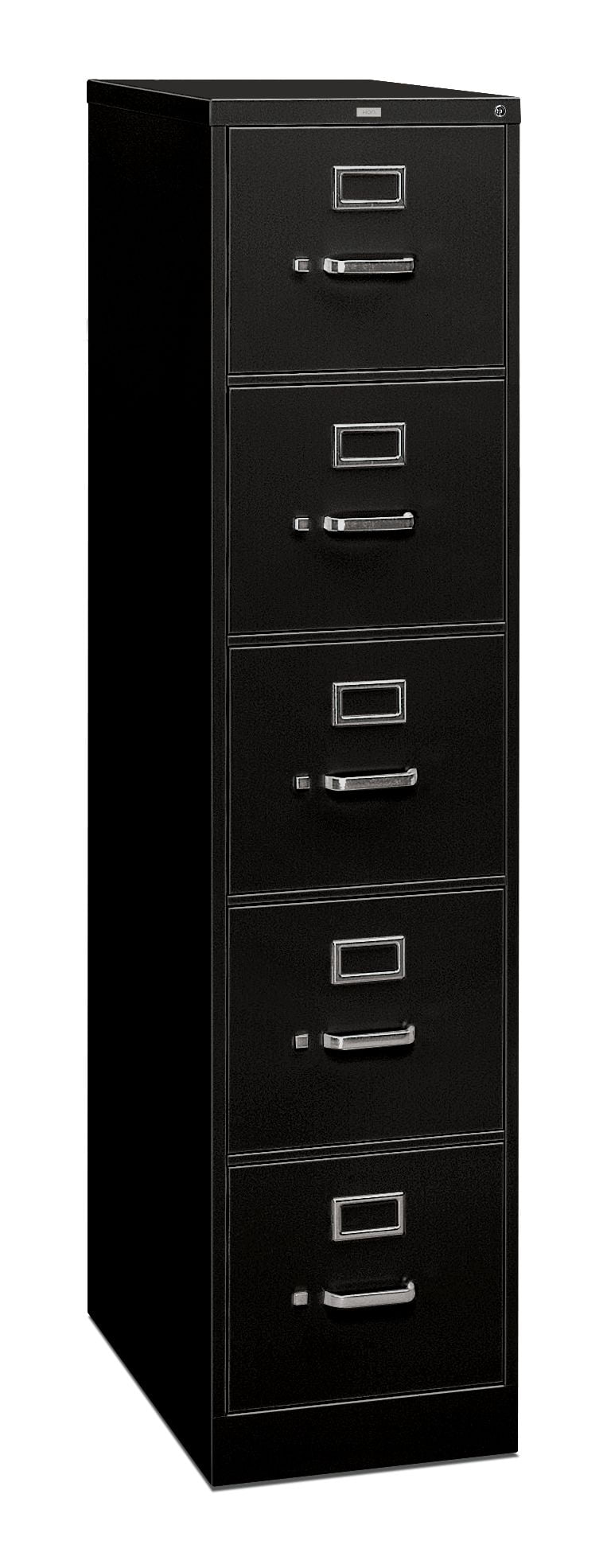 Hon 5 Drawer Filing Cabinet 310 Series Full Suspension Legal File 26 1 2 Inch Drawers Black 315cpp Com