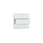HON 600 Series Three-Drawer Lateral File 42w x 18d Light Gray 693LQ