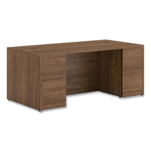 10500 Series 72 in. x 36 in. x 29.5 in. Double Full-Height Pedestal Desk - Pinnacle